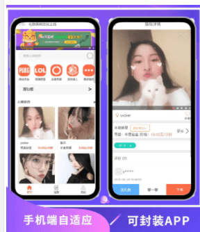PHP游戏陪玩平台源码美女约玩系统 WAP手机端自适应