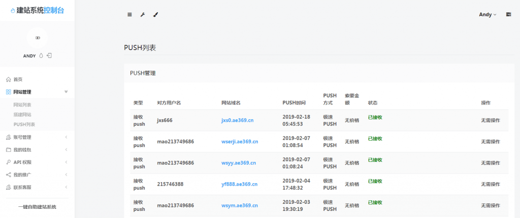 【万弘资源库】最新鑫迪自助建站系统源码完整版