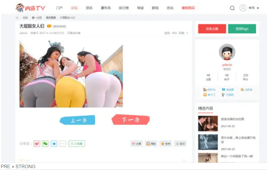 【万弘资源】最新内涵段子Discuz模板 [带手机版+DIY文件]
