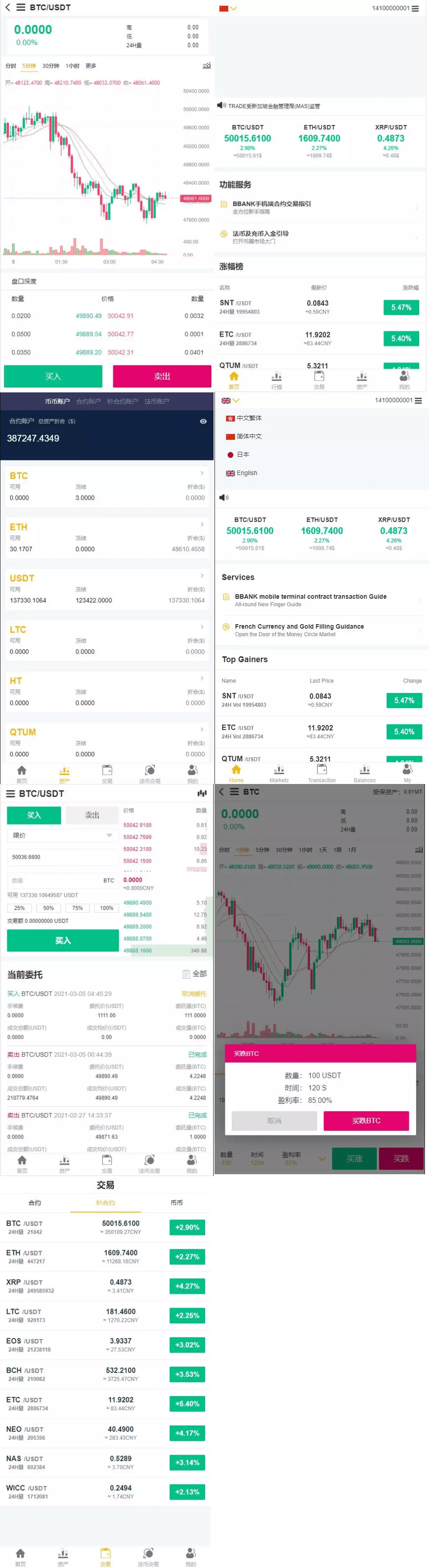【万弘资源】多语言/秒合约/合约/杠杆/划转/区块链交易所/仿火币