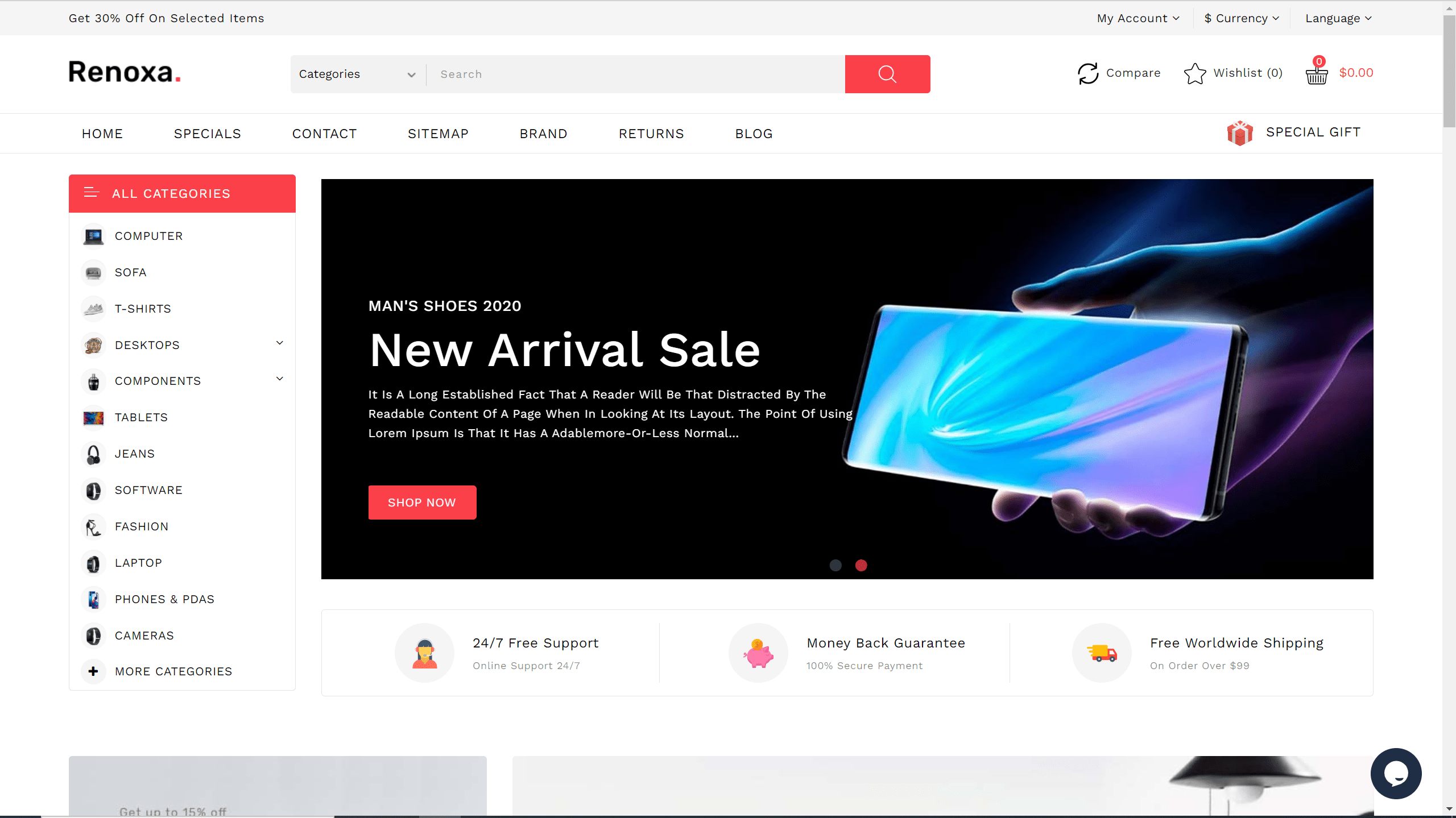【万弘资源】Rexano多用途跨境电商网站模板Opencart3主题 REXANO多用途跨境电商网站模板Opencart 3主题
