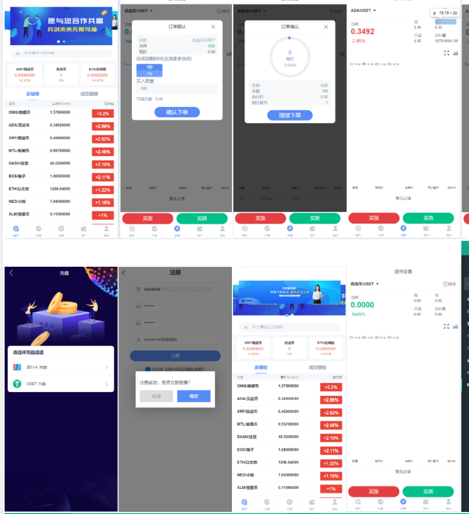 【万弘资源】微交所fastadmin框架双语言外汇系统/微盘系统仿交易所/USDT支付
