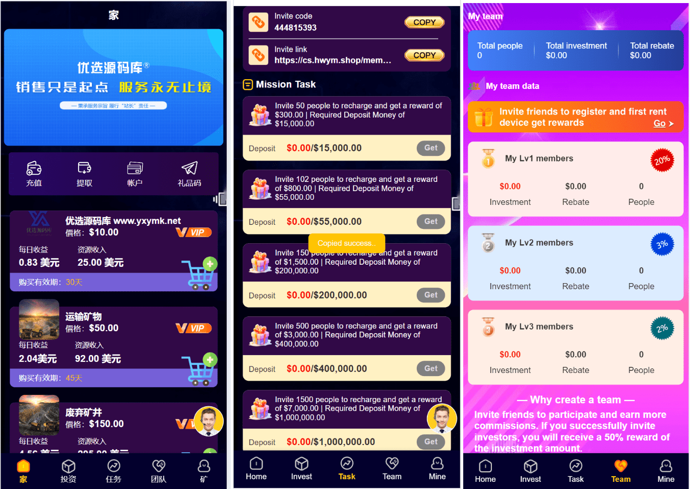 【万弘资源】海外矿物矿机理财投资源码